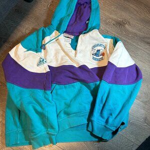 APEX Hoodie Pullover Charlotte Hornets Size S/YXL NBA Retro Vintage Hornets